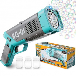 B52C BUBBLE GUN BUBBLE MAKER BLUE