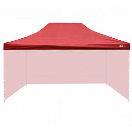 Aga Roof to the sales stand 3x4,5m Red