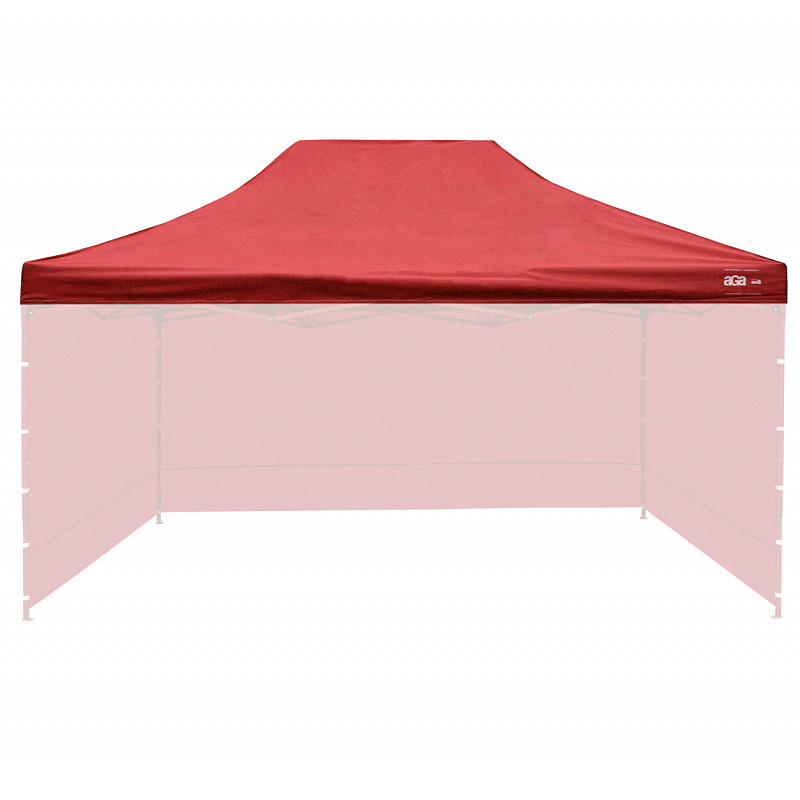 Aga Roof to the sales stand 3x4,5m Red