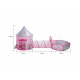 Aga4Kids Children's play tent with climbing tunnel Pink