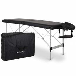Habys Aluminum Massage Table Black