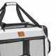 Tresko Pet Carrier for Dogs and Cats 83x58x58 cm Light Grey
