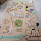 Aga4Kids Educational Double-Sided Board ZOO Natural MT17