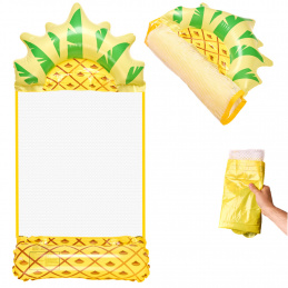 Inflatable beach mattress hammock water lounger chair pool pineapple