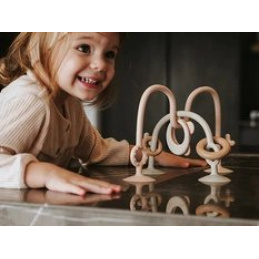 Silicone toy with suction cups pink 9m+ BAMBOOM universal