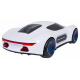 Vehicle with smoke function controlled by remote control and white watch