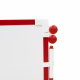 Aga Magnetic Board 20x30 cm Red