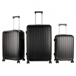 Aga Travel Set of Travel Suitcases MR4668 Black