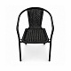 Aga Garden Chair RATAN Black/Black