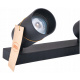 Track lamp GU10 VIKI-L 8 - black