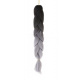 Hair Cane synthetic hair Ombre grey ISO