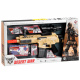Foam rifle with bullets shooting lights ZA3999