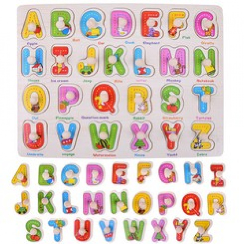 Wooden Alphabet 2-in-1 + English ZA4751