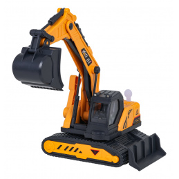 Excavator with sound and light function 1:18