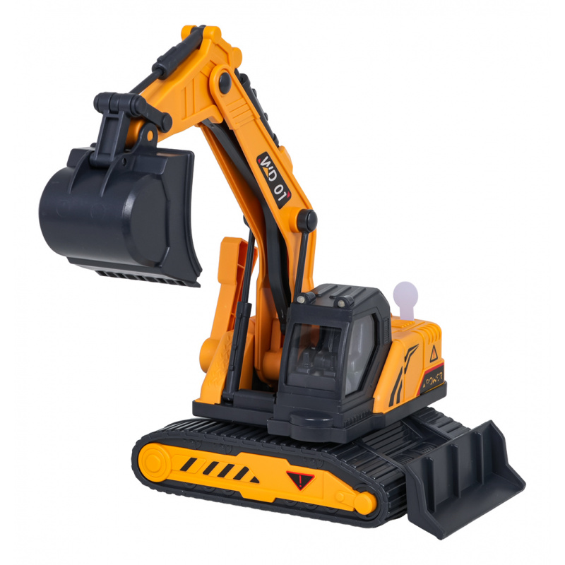 Excavator with sound and light function 1:18