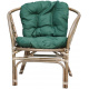 Aga Rattan set BAHAMA Grey Dark Green