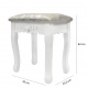 Chomik Dressing table with mirror + stool