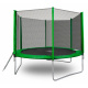 Aga SPORT TOP Trampoline 305 cm Light Green + Safety Net + Ladder