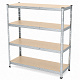 Linder Exclusiv Metal Shelf 160x60x180 cm 4 Shelves