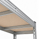 Linder Exclusiv Metal Shelf 160x60x180 cm 4 Shelves