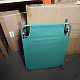 Aga Garden Reclining Lounger with Canopy Light Green 6DAZ487 - SECOND QUALITY