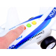 Interactive airplane with sounds and light ZA2433