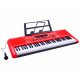 Organ with microphone 61 keys IN0132 Red