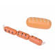 Basket with Wooden Play Food 11pcs ZA5383 Universal