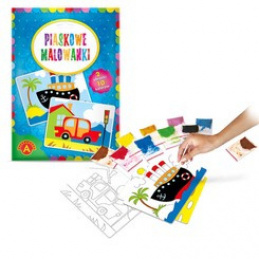Alexander sand painting set 2 pictures ship car ZA5407 universal