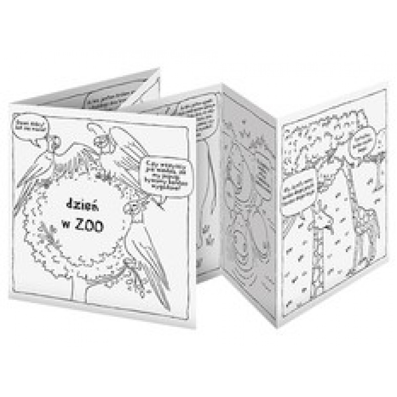 MONUMI Coloring Book - A Day at the Zoo 5+