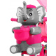 children's tricycle Elephant Pink + sounds + canopy + barrier + footrest + handle + runners + storage space