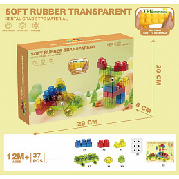 Set of 37 Soft Gel Blocks.