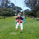 Aga4Kids Children's Swing with Playpen Green/Blue