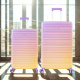 Aga Travel Set of Travel Suitcases MR4673 Yellow/Purple