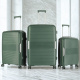 Aga Travel Luggage Set MR4682 Dark Green
