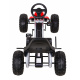 Large Pedal Go-Kart Strong for Kids Red + 100 kg Load + EVA Wheels + Hand Brake + Sport Seat