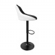 Aga Bar Chair Black/Black/White