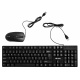 Dexxer wired keyboard + mouse black K70