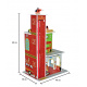 Aga4Kids Wooden Fire Station Play Set