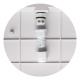 Black LED ceiling light TOR-152C - IP65 - 15W - neutral white