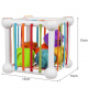 Kruzzel 20377 sensory cube sorter