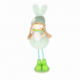 Easter fabric girl decoration for display
