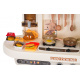 MEGA Kitchen with light, sound, and steam functions + accessories Beige