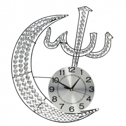 K70M WALL CLOCK MOON CRYSTALS