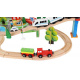 Aga4Kids Wooden Train Track 78 pieces on batteries