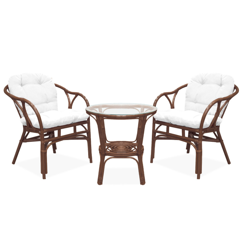 Aga Ratan Set SITA Brown/White