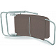Aga 2x Garden Sun Lounger SIESTA Dark Brown