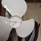 Aga Pedestal Fan 40 cm White 6DAZ437 - Grade II