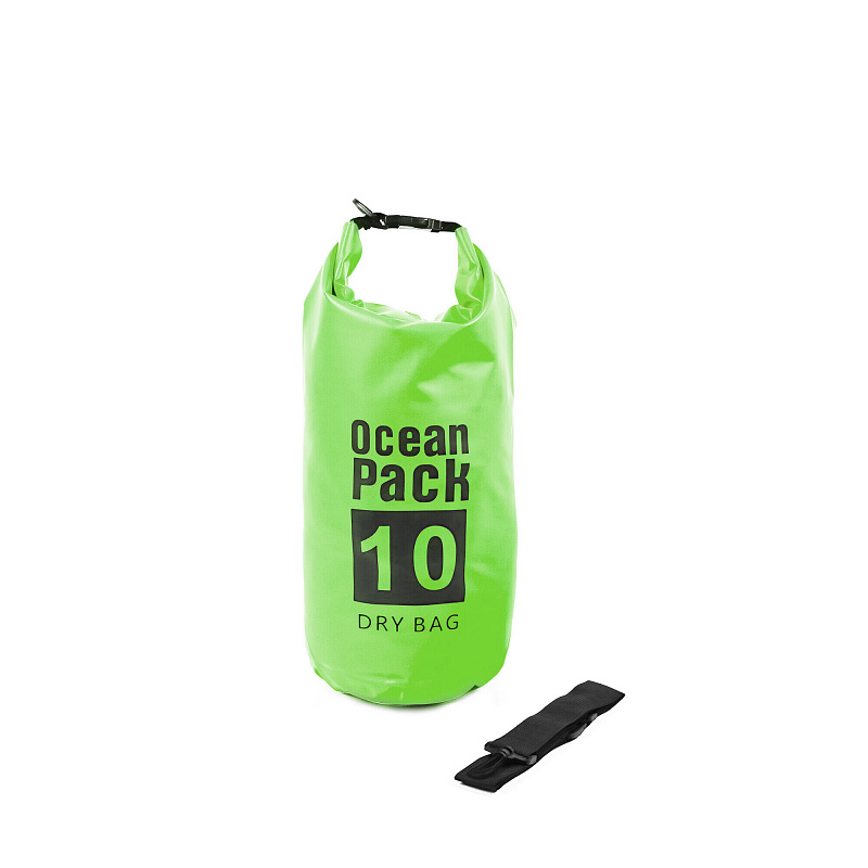 Aga Waterproof Dry Bag 10 L Green