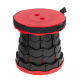 Aga Telescopic Folding Stool Black-Red